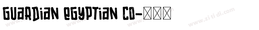 Guardian Egyptian Co字体转换 Guardian Egyptian Co字体转换